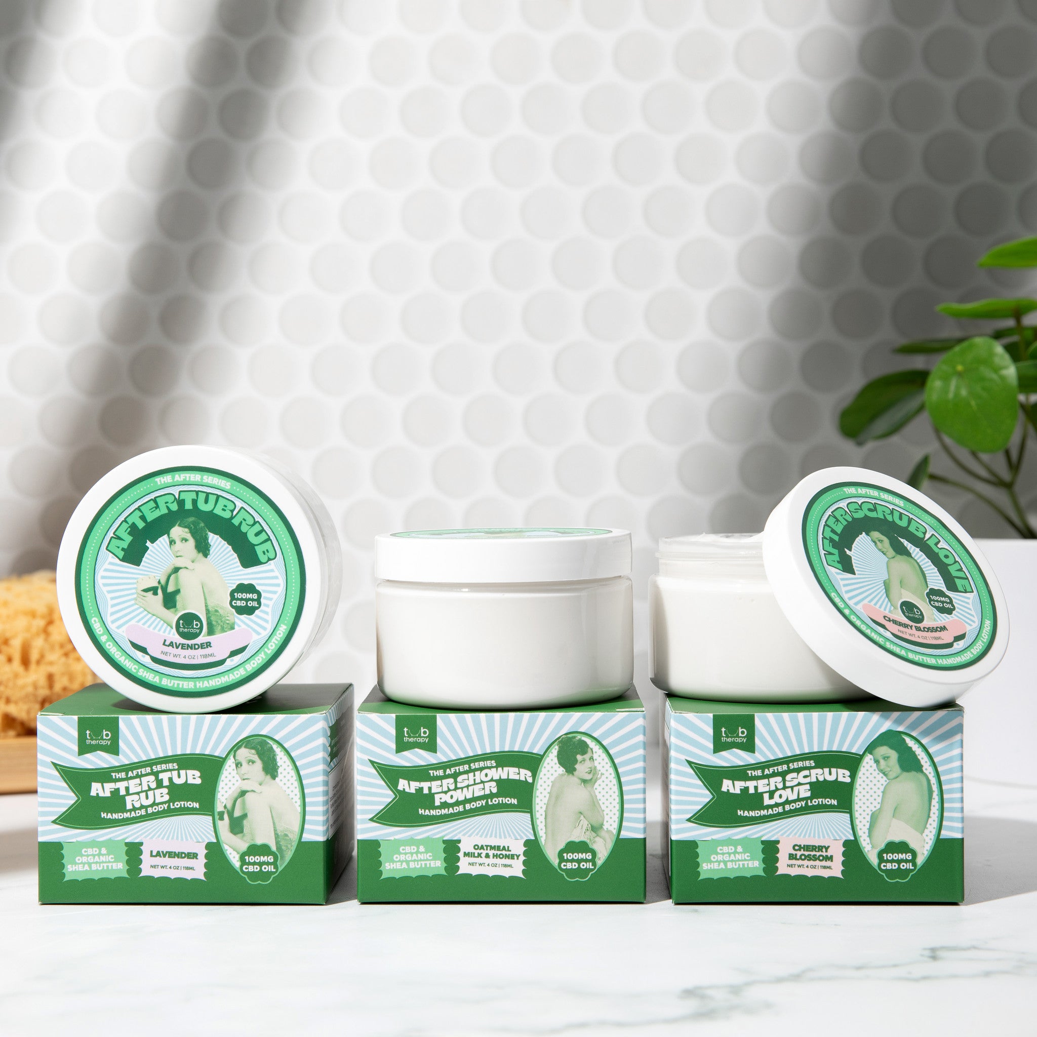 Tub Therapy The After Series CBD Lotions